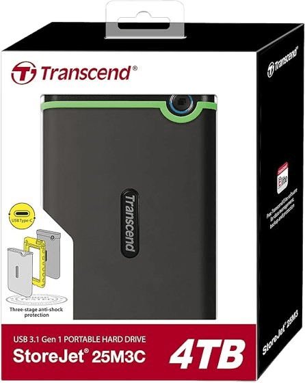 Transcend 4TB USB Type-C Rugged