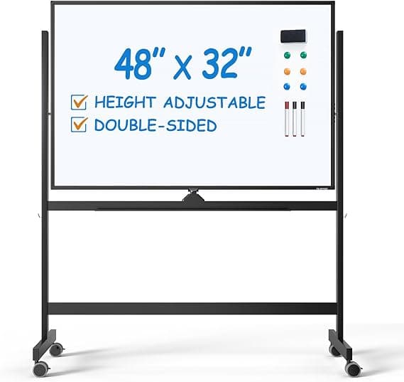 Magnetic doubleSided Whiteboard