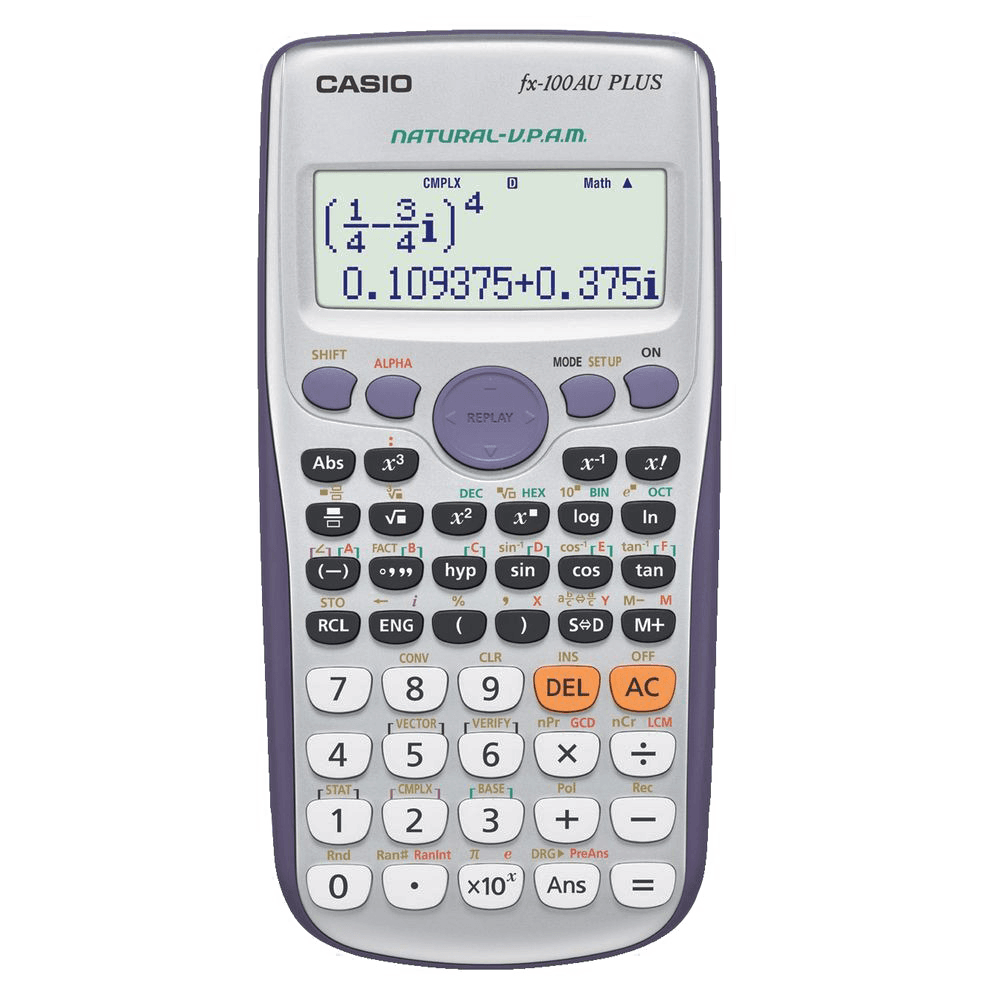Casio Natural display calculator