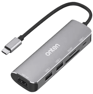 Onten 5-in-1 USB-C Multi-function Station