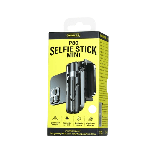 REMAX P80 Mini Selfie Stick â The Pocket-Sized Content Creator