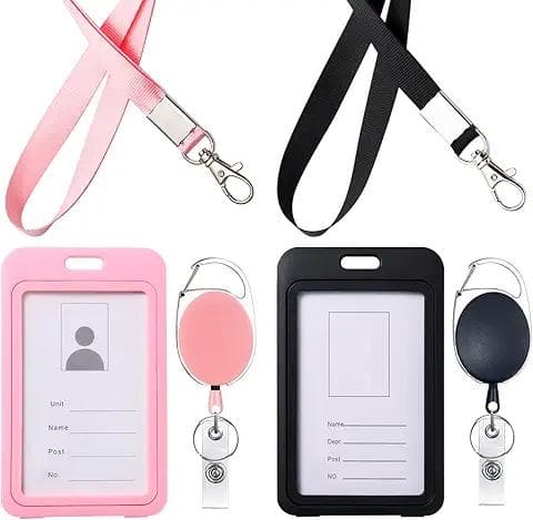 ID Card Holder with Strap